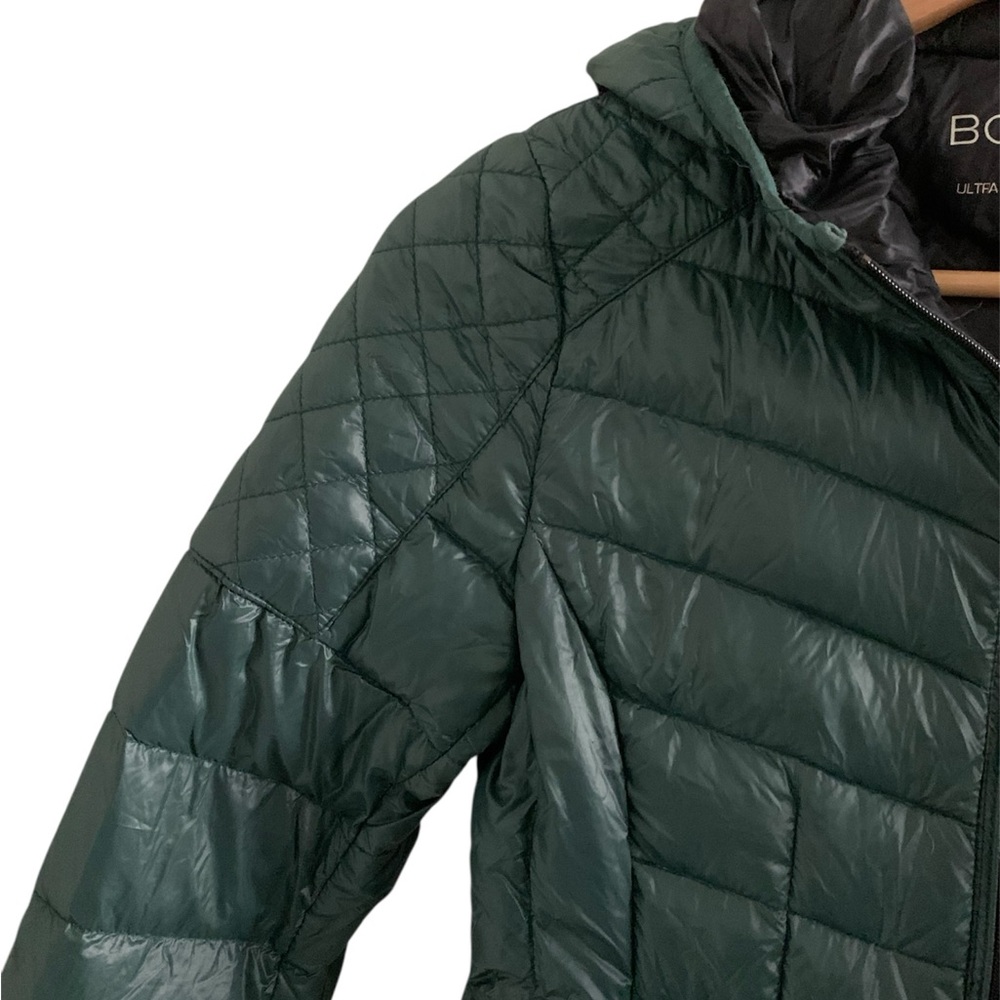 Bcbgeneration Green Puffer Jacket With Quilted De… - image 5